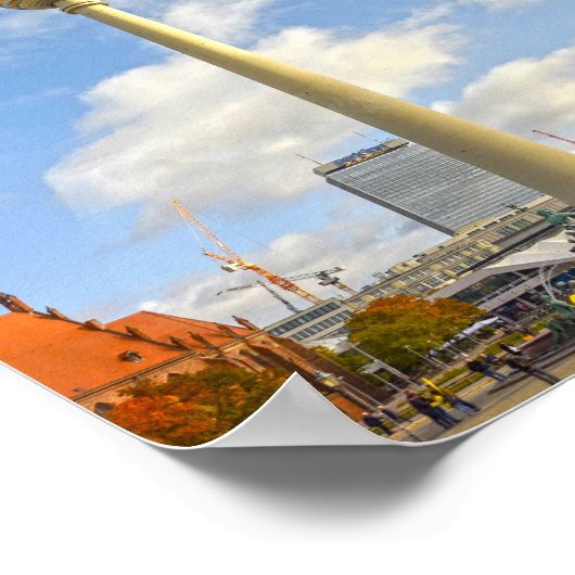 Fernsehturm, Berlin, Deutschland Poster (Ecke)