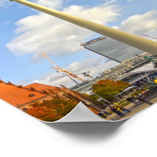 Fernsehturm, Berlin, Deutschland Poster (Ecke)