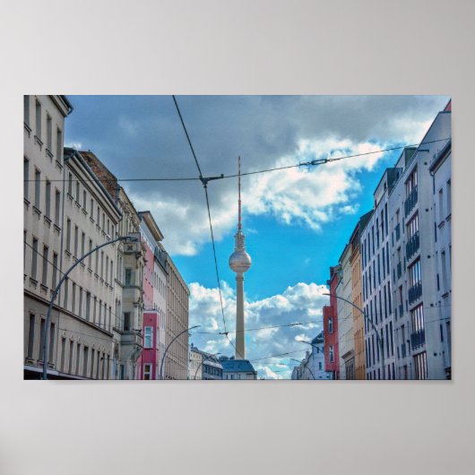 Fernsehturm, Berlin, Deutschland Poster (Vorne)
