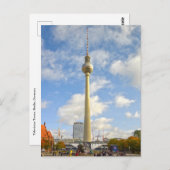 Fernsehturm, Berlin, Deutschland Postkarte (Vorne/Hinten)