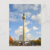 Fernsehturm, Berlin, Deutschland Postkarte (Vorderseite)