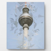 Fernsehturm Berlin Fotoplatte (Vorderseite)