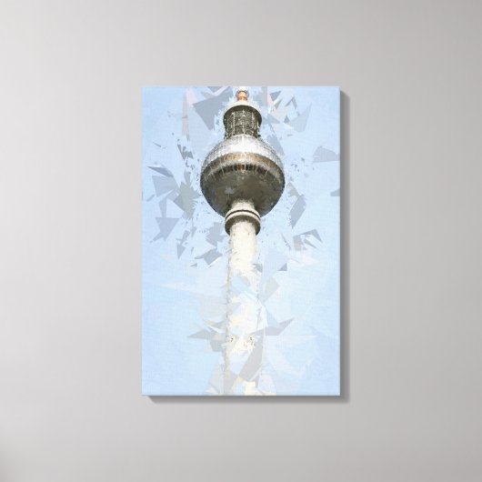 Fernsehturm Berlin Leinwanddruck (Vorderseite)