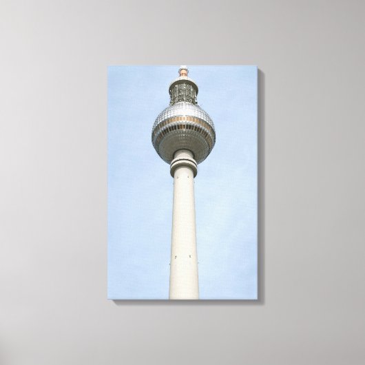 Fernsehturm Berlin Leinwanddruck (Vorderseite)