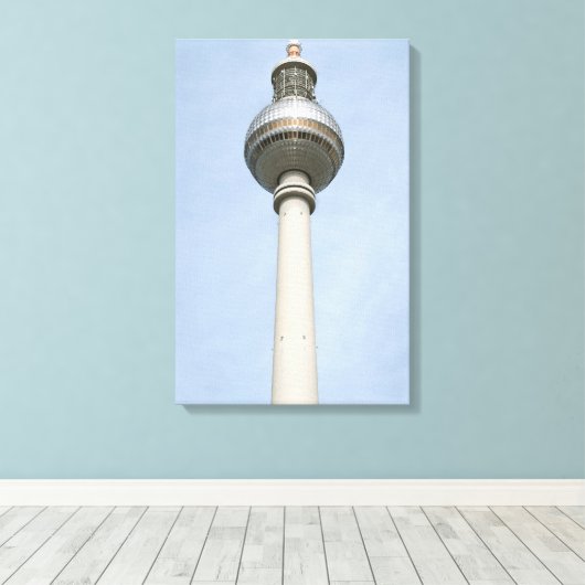 Fernsehturm Berlin Leinwanddruck (Insitu (Holzboden))