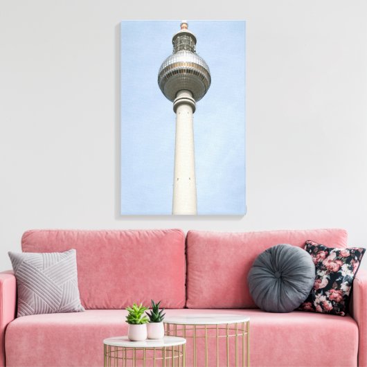 Fernsehturm Berlin Leinwanddruck (Insitu (Wohnzimmer))