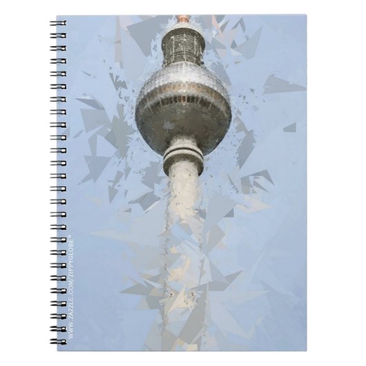 Fernsehturm Berlin Notizblock (Vorderseite)