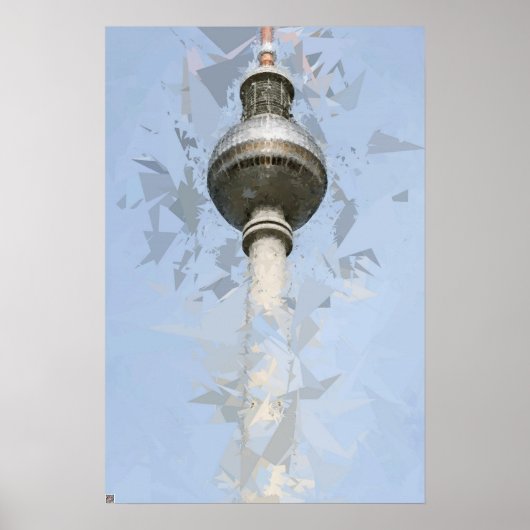 Fernsehturm Berlin Poster (Vorne)