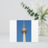 Fernsehturm Berlin Postkarte (Stehend Vorderseite)