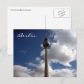 Fernsehturm berlin postkarte (Vorne/Hinten)