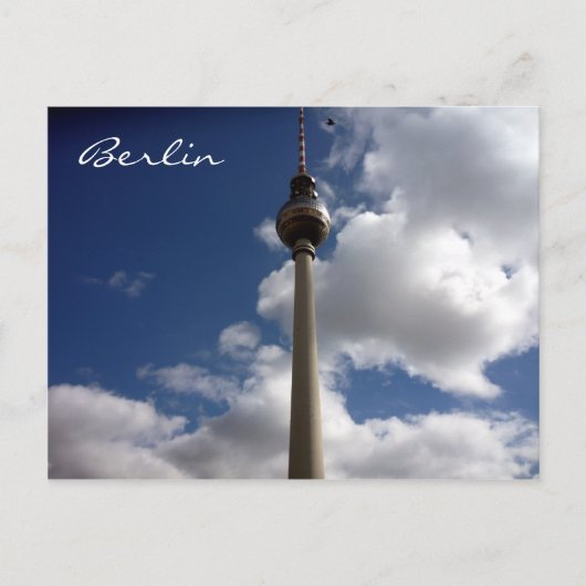 Fernsehturm berlin postkarte (Vorderseite)