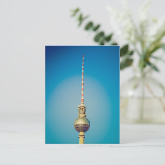 Fernsehturm Berlin Postkarte (Stehend Vorderseite)