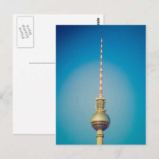 Fernsehturm Berlin Postkarte (Vorne/Hinten)