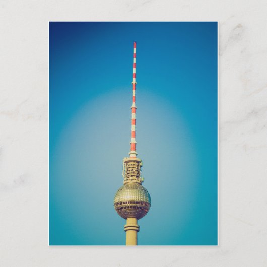 Fernsehturm Berlin Postkarte (Vorderseite)