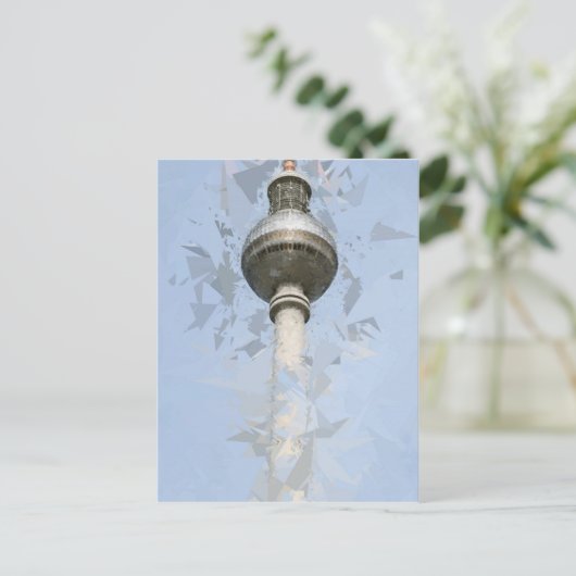 Fernsehturm Berlin Postkarte (Stehend Vorderseite)