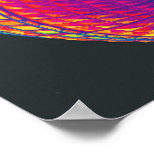 Fernsehturm, Berlin, Rainbow Color (TV) Poster (Ecke)