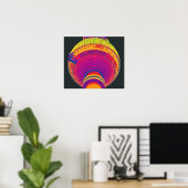 Fernsehturm, Berlin, Rainbow Color (TV) Poster (Heimbüro)