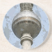 Fernsehturm Berlin Sandstein Untersetzer (Vorne)