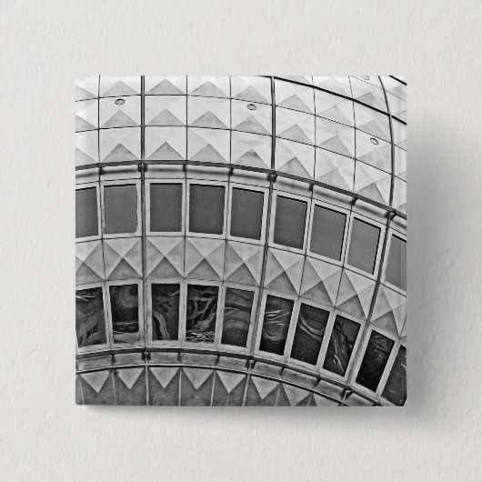Fernsehturm (Fernsehturm), Berlin, künstlerisch Button (Vorderseite)