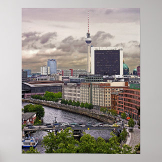 Fernsehturm (Fernsehturm), Berlin, Panorama(tv11ps Poster
