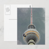 Fernsehturm (Fernsehturm), Berlin (TV2) Postkarte (Vorne/Hinten)