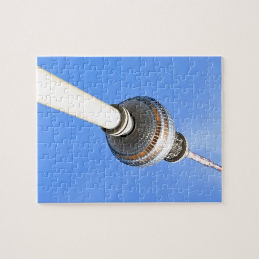Fernsehturm (Fernsehturm) in Berlin, Deutschland Puzzle (Horizontal)