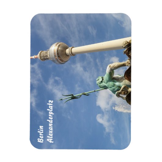 Fernsehturm in Berlin Magnet (Vertikal)