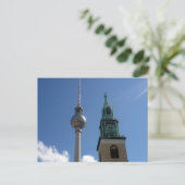 Fernsehturm Spire Postkarte (Stehend Vorderseite)