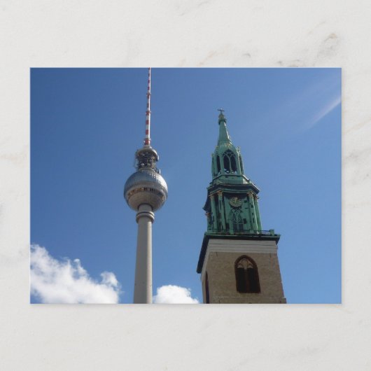 Fernsehturm Spire Postkarte (Vorderseite)