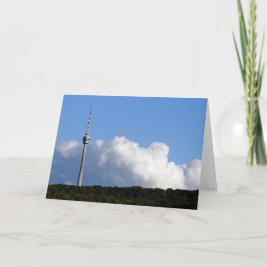 Fernsehturm Stuttgart Karte (Vorderseite)