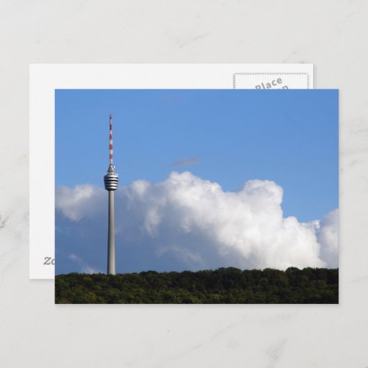 Fernsehturm - Stuttgart Postkarte (Vorne/Hinten)