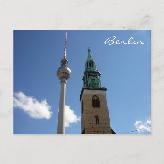 Fernsehturm Turm Postkarte (Vorderseite)