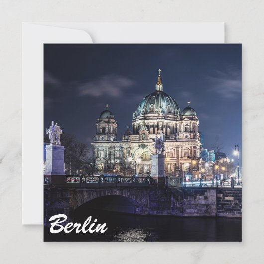 Fernsehturm und Berliner Dom in Berlin (Vorderseite)