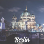 Fernsehturm und Berliner Dom in Berlin Aufkleber (Vorderseite)