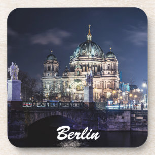 Fernsehturm und Berliner Dom in Berlin Getränkeuntersetzer
