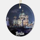 Fernsehturm und Berliner Dom in Berlin Keramik Ornament (Links)