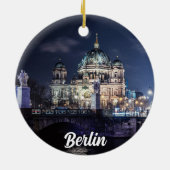 Fernsehturm und Berliner Dom in Berlin Keramik Ornament (Hinten)