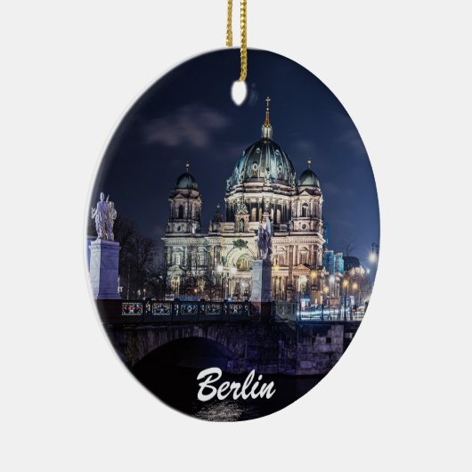 Fernsehturm und Berliner Dom in Berlin Keramik Ornament (Rechts)