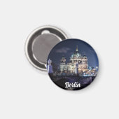 Fernsehturm und Berliner Dom in Berlin Magnet (Vorderseite/Rückseite)