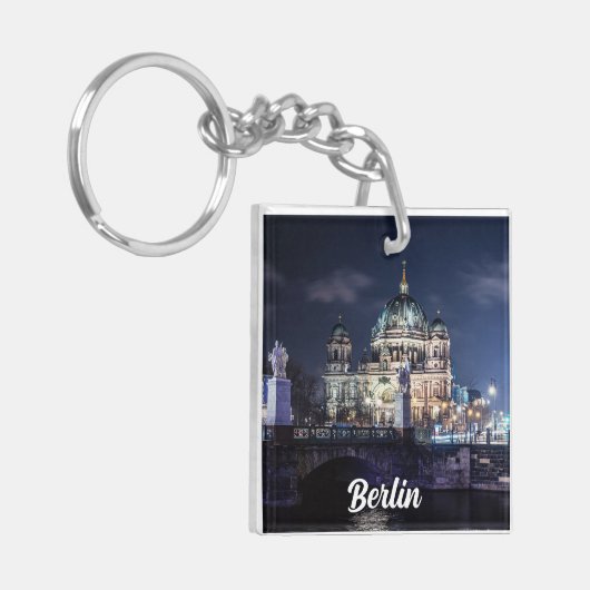 Fernsehturm und Berliner Dom in Berlin Schlüsselanhänger (Vorderseite links)