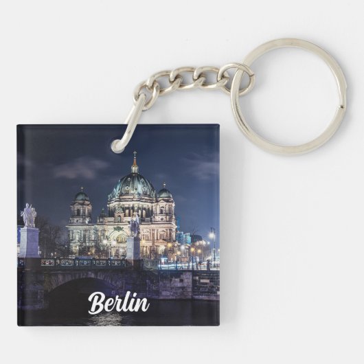 Fernsehturm und Berliner Dom in Berlin Schlüsselanhänger (Rückseite)