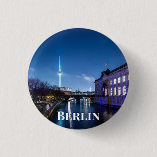 Fernsehturm und Museumsinsel in Berlin, Deutschlan Button