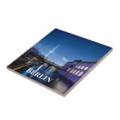 Fernsehturm und Museumsinsel in Berlin, Deutschlan Fliese (Seite)