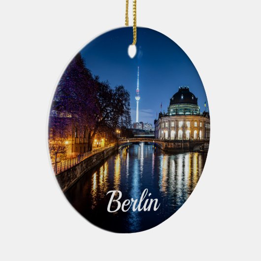 Fernsehturm und Museumsinsel in Berlin, Deutschlan Keramik Ornament (Rechts)