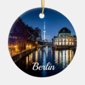 Fernsehturm und Museumsinsel in Berlin, Deutschlan Keramik Ornament (Vorne)