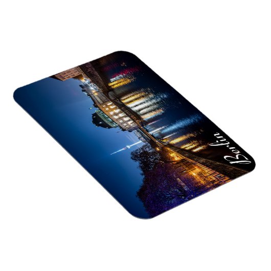 Fernsehturm und Museumsinsel in Berlin, Deutschlan Magnet (Rechte Seite)