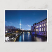 Fernsehturm und Museumsinsel in Berlin, Deutschlan Postkarte (Vorderseite)
