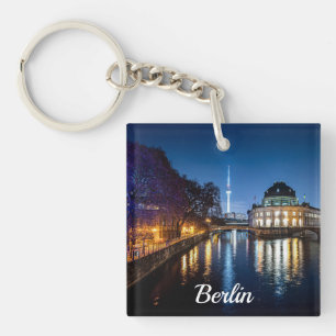 Fernsehturm und Museumsinsel in Berlin, Deutschlan Schlüsselanhänger
