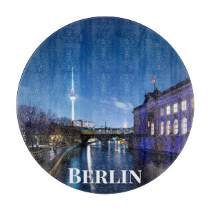Fernsehturm und Museumsinsel in Berlin, Deutschlan Schneidebrett