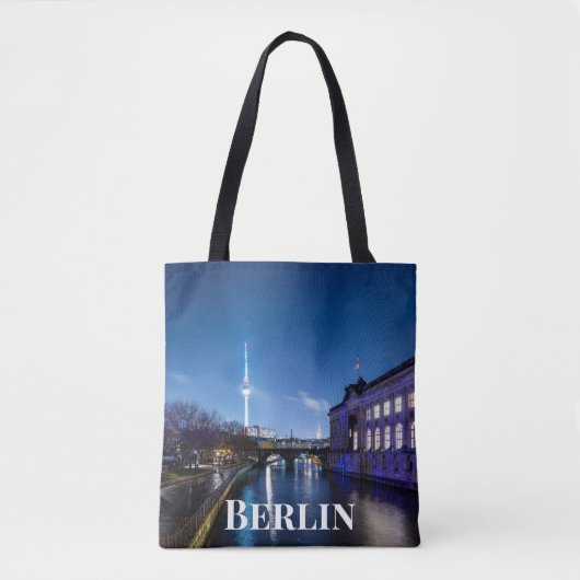 Fernsehturm und Museumsinsel in Berlin, Deutschlan Tasche (Vorderseite)